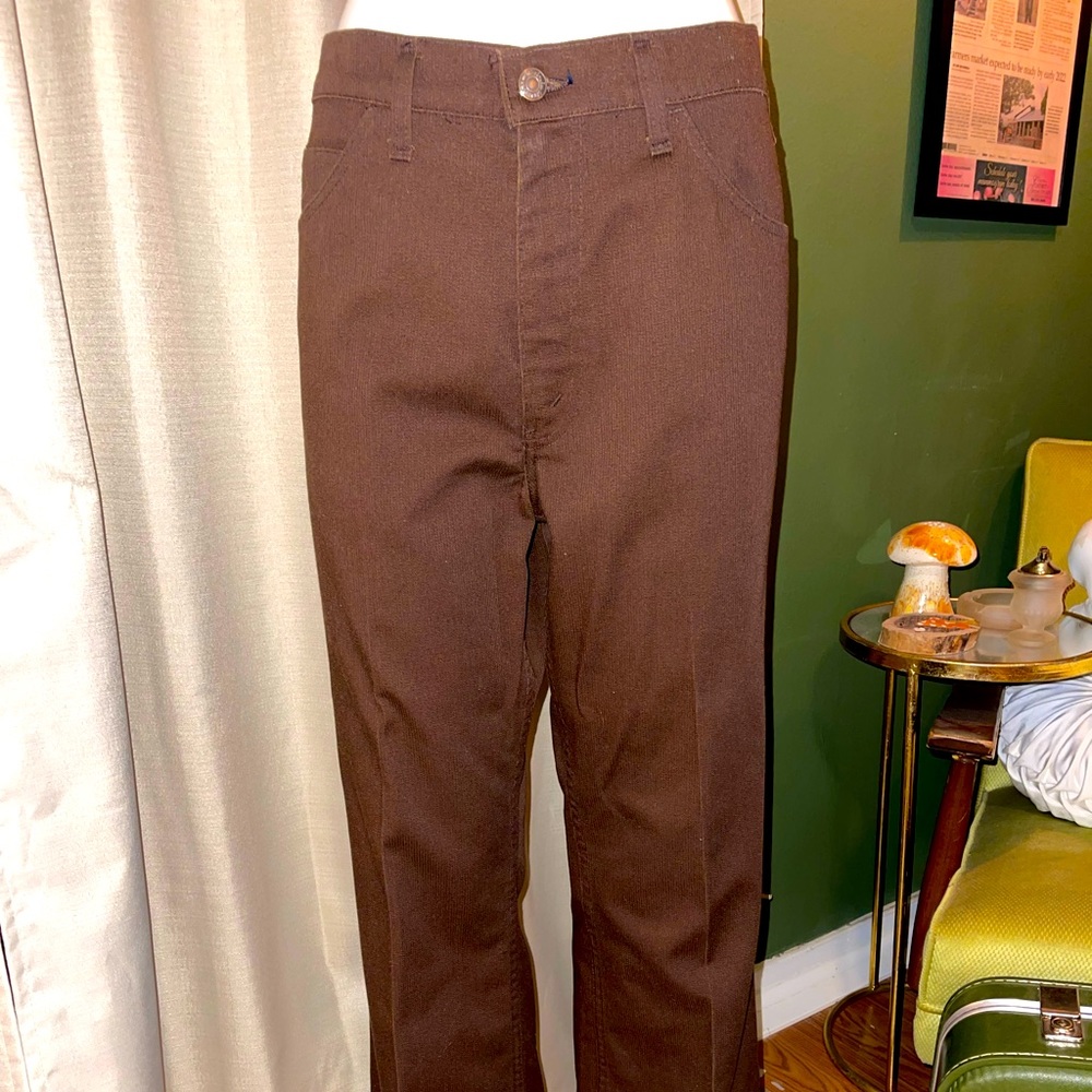 1970s Levi’s corduroy type bellbottoms.